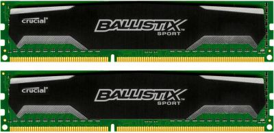 Crucial Ballistix sport 2x8GB DDR3 1600MHz CL9 Unbuffered NON-ECC 1.5V