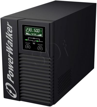 POWER WALKER UPS ON-LINE 1000VA, 4X IEC OUT, 2X RS-232, USB, LCD TOWER
