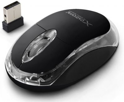 Extreme XM105K Bezprzewodowa Mysz Optyczna 3D | 2.4 GHz| 1000 DPI| 3D| - CZARNA