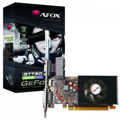 Afox Geforce GT730 2GB DDR3 128Bit DVI HDMI VGA LP Fan L6 