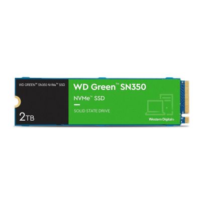 WD Green SN350 NVMe SSD 2TB M.2 2280 PCIe Gen3 8Gb/s
