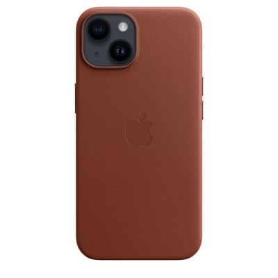 Apple Etui skórzane z MagSafe do iPhone 14 - umbra