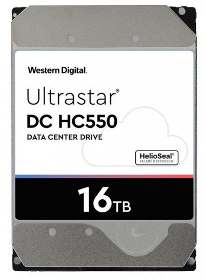 WD Ultrastar DC HC550 3.5inch 26.1MM 16TB 512MB 7200RPM SATA ULTRA 512E SE NP3 