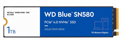 WD Blue SN580 NVMe SSD 1TB M.2 PCIe Gen4 