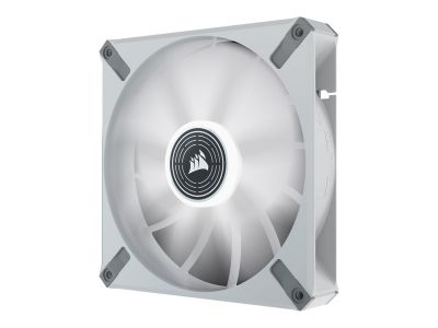 CORSAIR ML140 LED ELITE WHITE 140mm Magnetic Levitation White LED Fan with AirGuide Single Pack 
