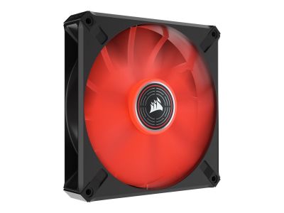 CORSAIR ML140 LED ELITE 140mm Magnetic Levitation Red LED Fan with AirGuide Single Pack 