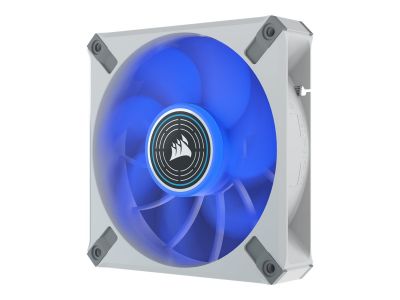 CORSAIR ML120 LED ELITE WHITE 120mm Magnetic Levitation Blue LED Fan with AirGuide Single Pack 