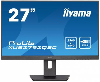 Monitor 27 cali XUB2792QSC-B5 IPS,QHD,USB-C,HDMI,DP,USB3.0,HAS(150mm) 