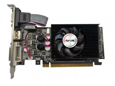 Afox Geforce GT610 2GB DDR3 64Bit DVI HDMI VGA LP Fan L5 