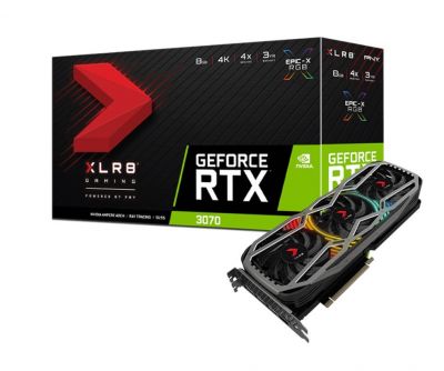 Karta graficzna GeForce RTX3070 8GB XLR8 TRIPLE FAN LHR