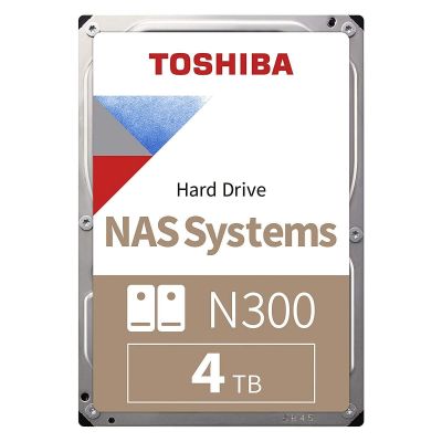 Toshiba N300 HDWG440UZSVA 3,5' 4TB SATA 7200 256MB NAS BULK