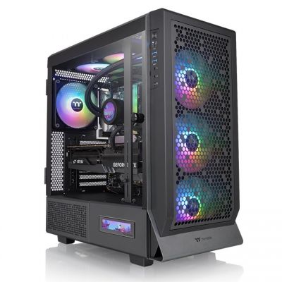 Thermaltake Ceres 500 ARGB*4 Tempered Glass - Black