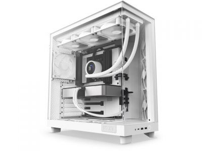 NZXT  Obudowa H6 Flow z oknem Biała 