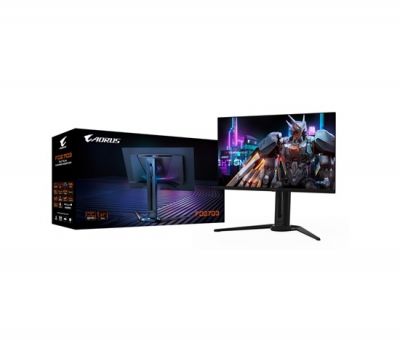 Gaming monitor AORUS FO27Q3, OLED, 2560 x 1440 QHD 360Hz,1.5M:1, 250cd/m2, 0.03ms, 2xHDMI, 1xDP 