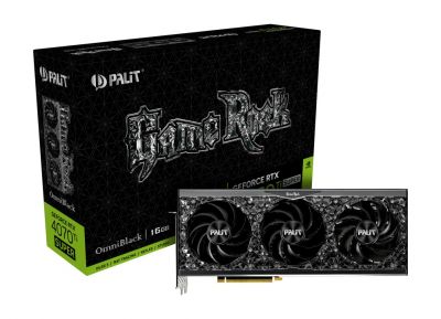 Palit Karta graficzna GeForce RTX 4070 Ti SUPER GAMER OCK OMNIBLACK 16GB 256b + Gra SW Outlaws