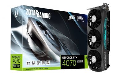 GeForce RTX 4070 SUPER TRINITY 12GB GDDRX6 192bit czarna DLSS 3 - Outlet! + Gra SW Outlaws