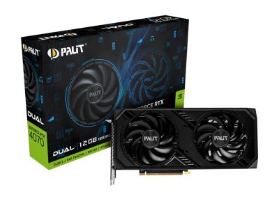 PALIT Karta graficzna RTX 4070 DUAL 12GB GDDR6 192bit 3DP  + Gra SW Outlaws