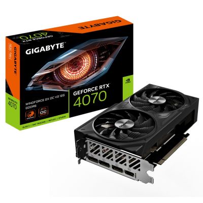 Gigabyte RTX 4070 WINDFORCE 2X OC V2 12GB GDDR6 192bit DLSS 3  + Gra SW Outlaws