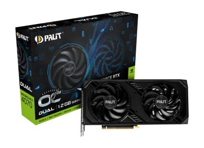 PALIT RTX 4070 DUAL OC 12GB GDDR6 192bit 3DP DLSS 3  + Gra SW Outlaws