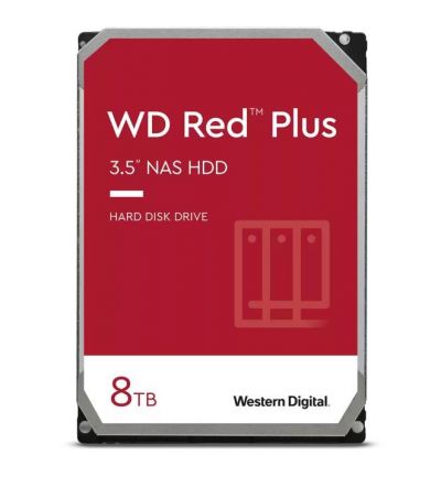 WD Red Plus 8TB 3,5 cala CMR 256MB/5640RPM Class 