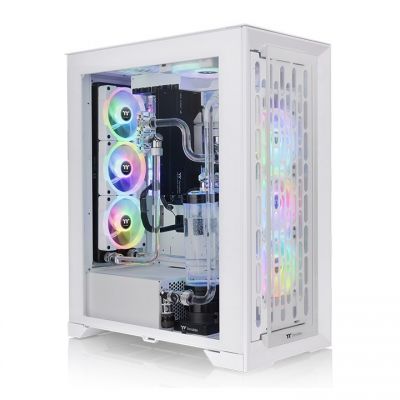 Thermaltake Obudowa CTE T500 Full Tower ARGB 14cmx3 Tempered Glassx2 - Snow 